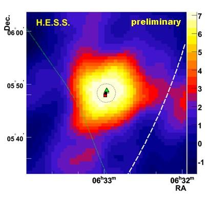 HESS J0632+057 discovery HESS 2' rms