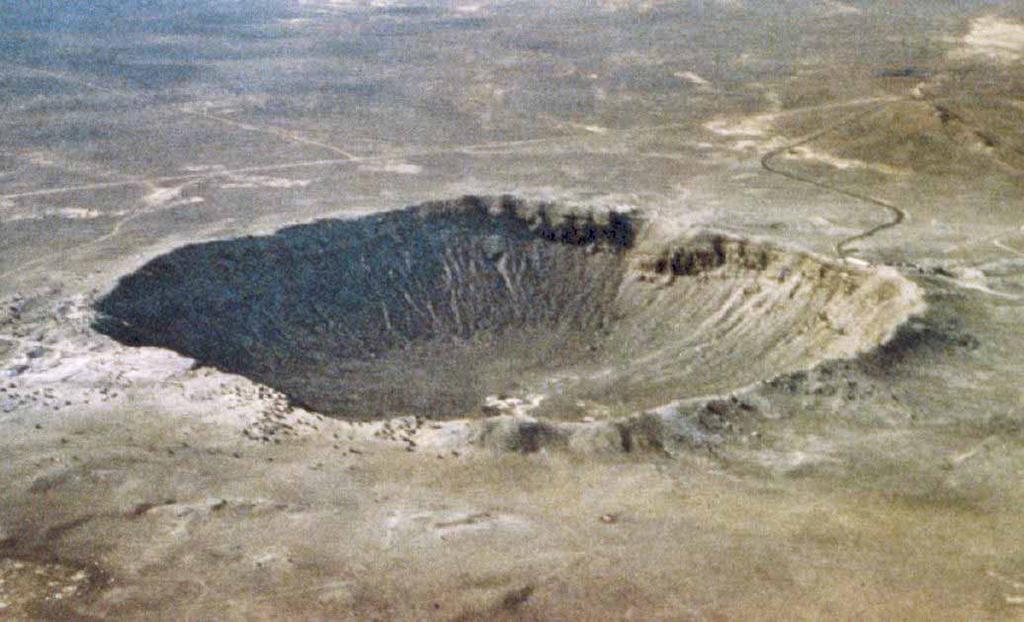 Barringer Meteor Crater Arizona, 1.19 km crater; 49,000 years Origin debated for decades http://en.wikipedia.