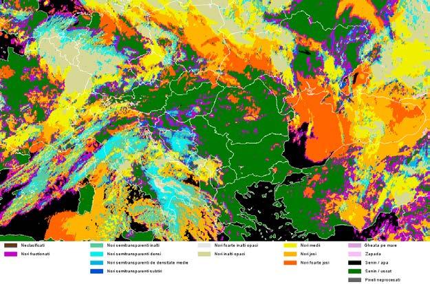 The satellite data and products are provided by EUMETSAT and locally post-processed to meet the requests from systems that visualize, distribute and draw out weather parameters (sectorization,
