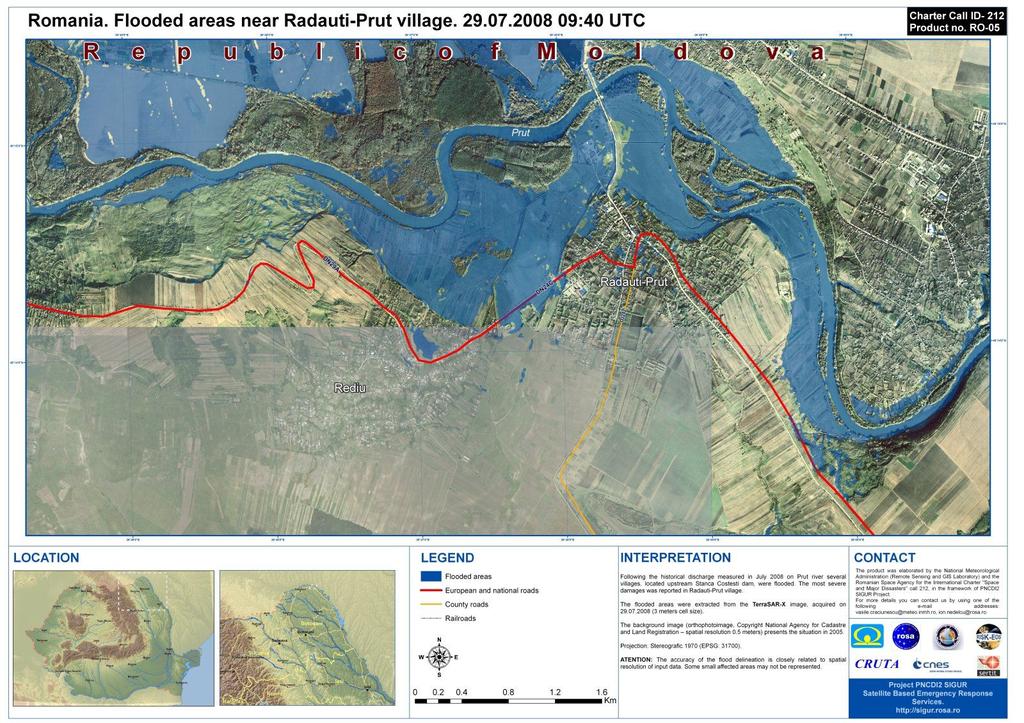 Flood mapping products Since 2000, 286 flood