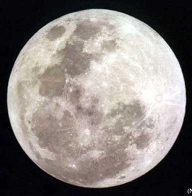 Full Moon What we see The full moon occurs when the Moon & the Sun are on opposite sides of