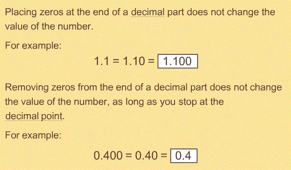 Chapter 2 begins the process by comparing decimals by their whole parts. Finally, in Chapter 3, general rules for comparing decimals by expanding the rules for comparing whole numbers is given.