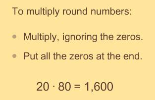 Write This Down Screen (Theory 10) Notes Test Item 3 Main Idea #4 - The zero property of multiplication will be helpful with mental math,