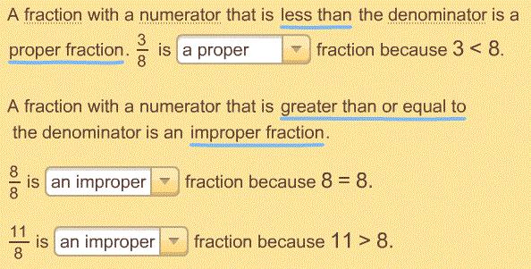 comparing fractions.