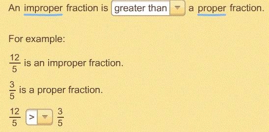Main Idea #7 - This is an important simple test to compare any improper fraction to any proper fraction