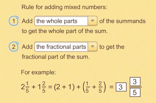 Related Objectives Objective 24. Mixed Numbers Objective 26. Comparing Fractions with Like Denominators Objective 28. Adding Mixed Numbers with Like Denominators Objective 29.