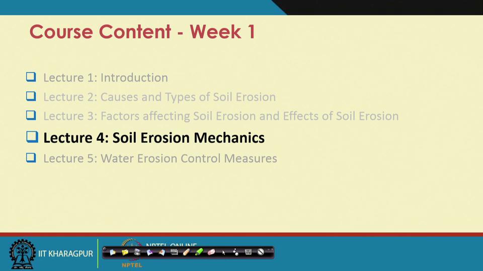 Soil and Water Conservation Engineering Prof.