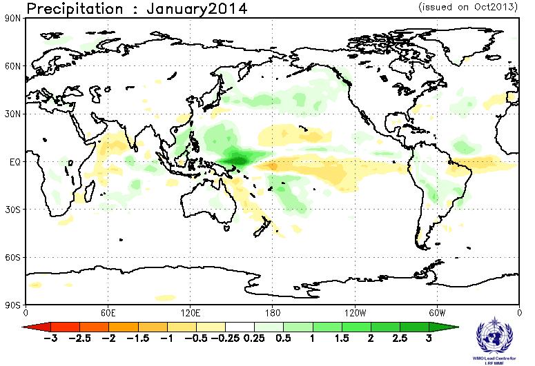 issued in October 2013 PRECIPITATION LC MMELRF-WMO Lead