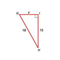 Given the triangle below, find the missing length and compute the