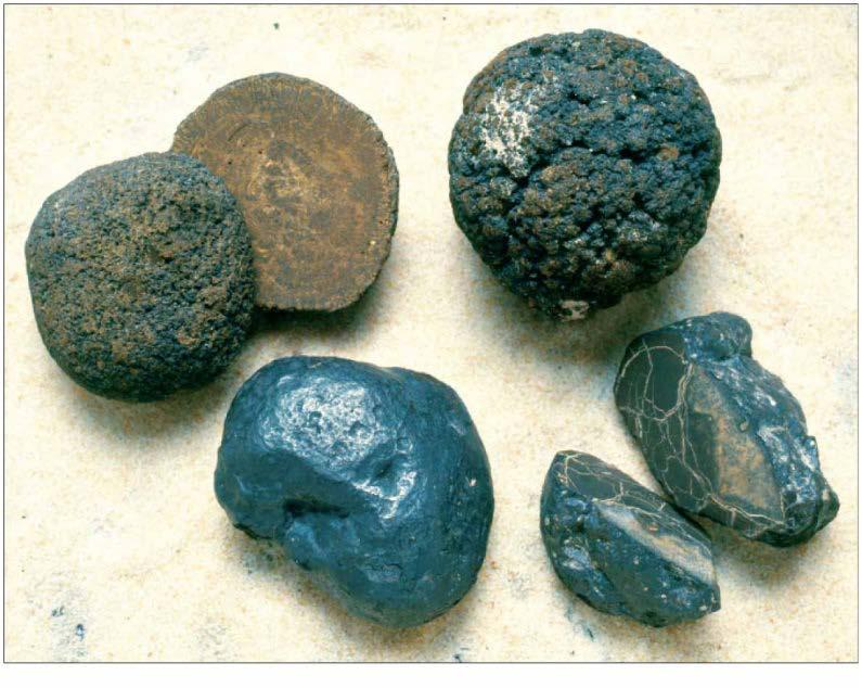 Manganese Nodules Fist-sized lumps of manganese, iron, and other metals Very slow
