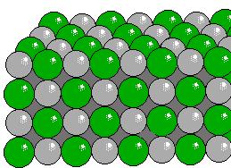 An example would be water (hydrogen oxide), a drop of water will contain billions of individual water molecules.