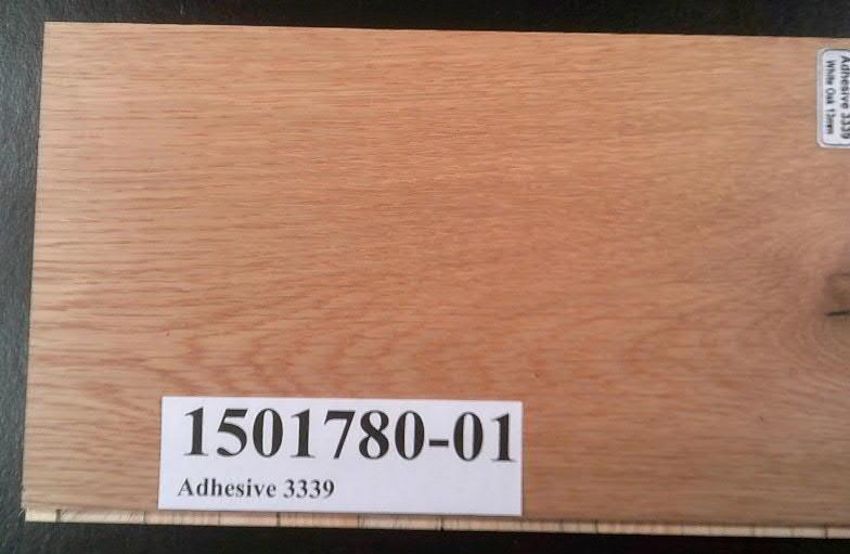 TESTING RESULTS Part A: Adhesive 3339 Flooring (1501780-01) Product Name: Adhesive 3339 MAS Assigned ID: 1501780-01 Manufacturer: Natural Wood s Design, S.A. Blvd.