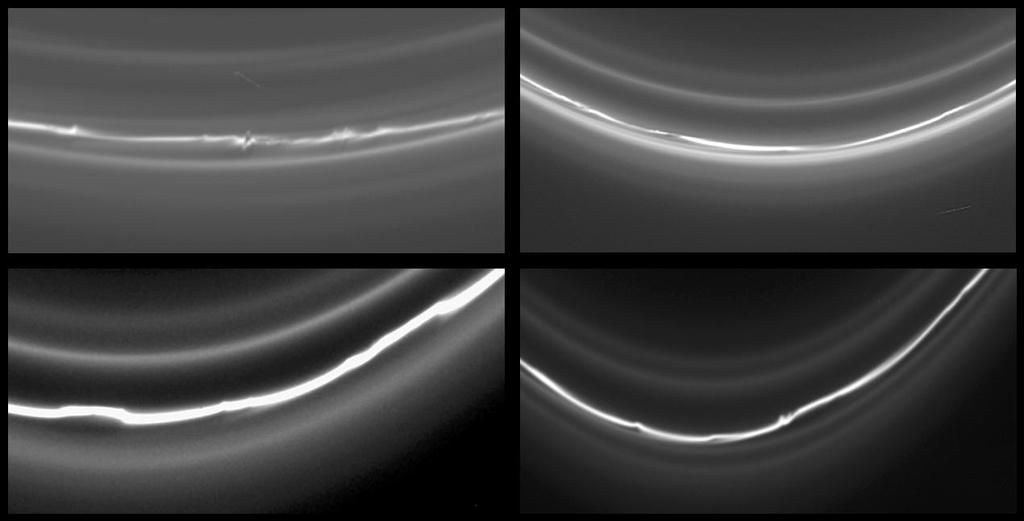 Cassini 2005: F-ring structure,