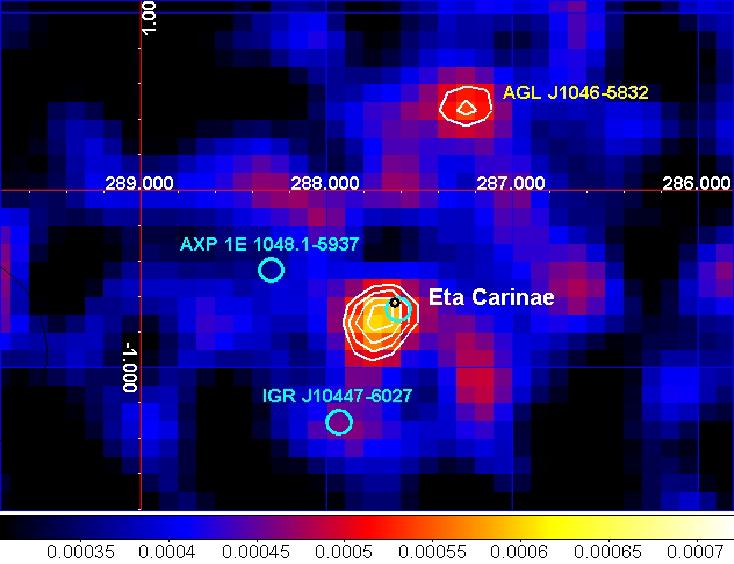 Hard X-rays and Gamma-rays --->!! Eta Car!! - Search for hard X-ray emitters in the Carina region with INTEGRAL --> first detection of hard X-rays associatied with a CWB: Eta Car (Leyder et al.