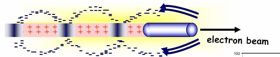 Beam Induced Plasma Wakefield Accelerator E164 (X,XX,Y, ) Leading edge of beam pulse ionizes ambient plasma and creates