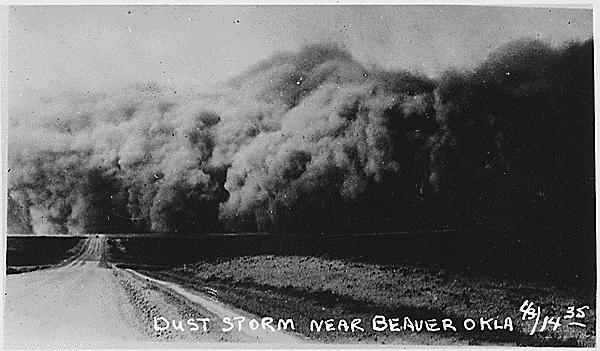 Causes of the Dust Bowl: Overgrazing by cattle and plowing