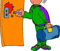For example, every time you open a door, you apply a torque to the handle or knob.