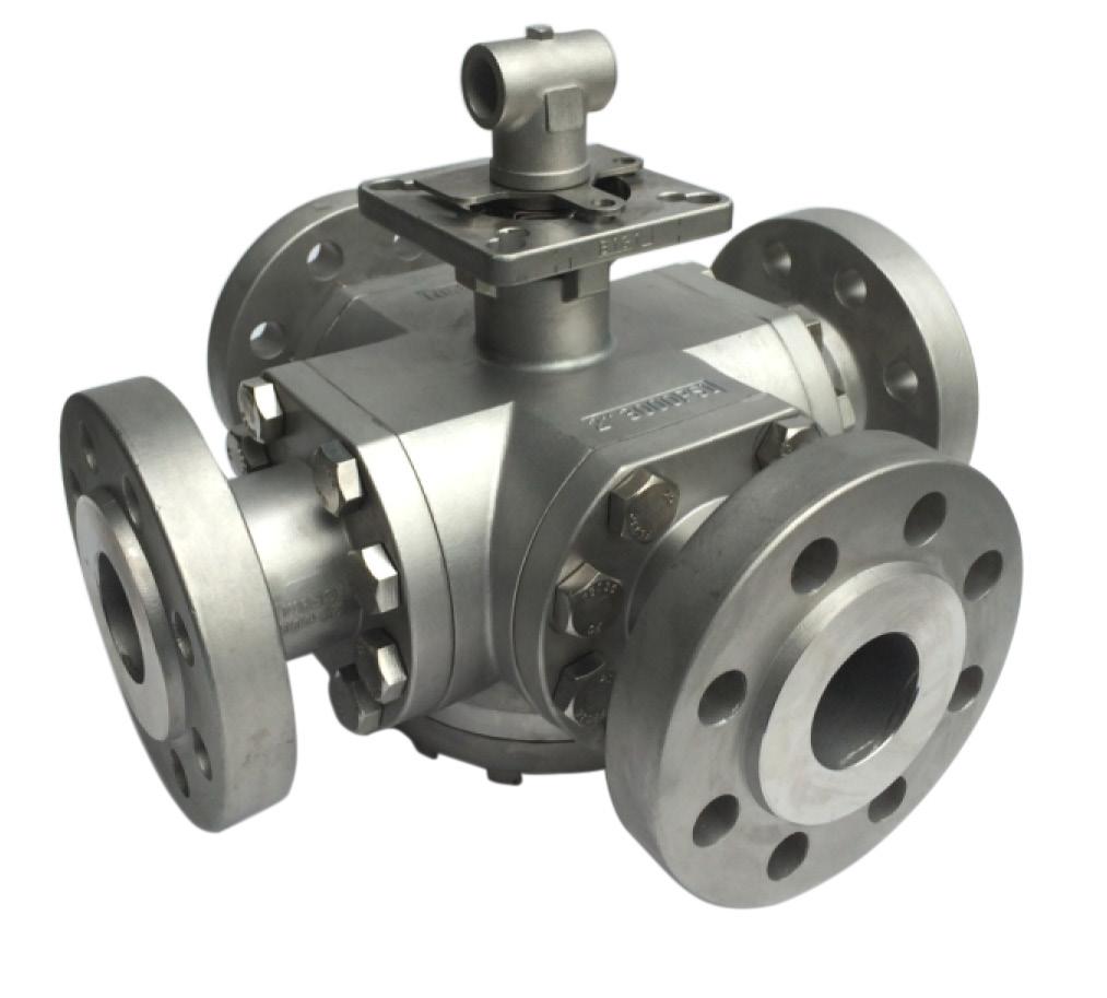 casting Available in Stainless Steel and Carbon Steel Available in L / T / X / I-port Trunnion and full bore design Available in 3 / 4 -way in block body