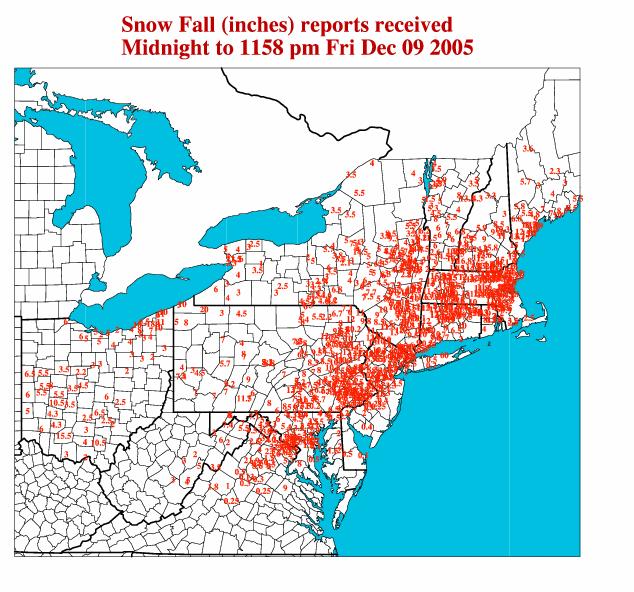09 December 2005 snow event by Richard H. Grumm National Weather Service Office State College, PA 16803 1.