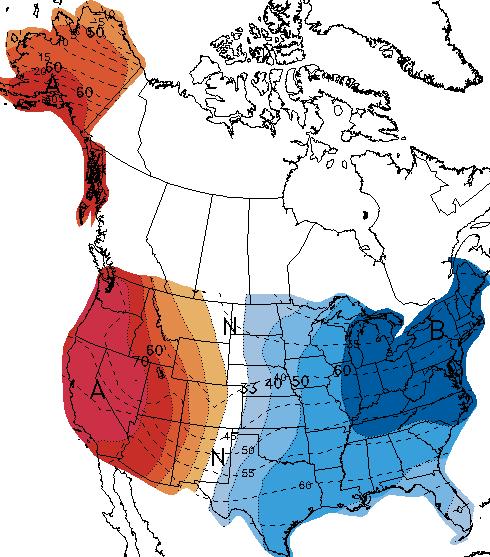 8 14 Day Weather Information Commentary: The 8 14 day temperature outlook for March 18 th to 24 th forecasts above to much above normal temperatures continuing to rage with the most above normal in