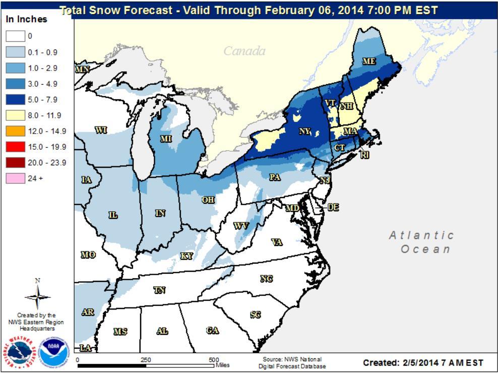 Additional Snowfall Forecast http://www.