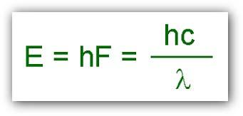 of the radiation F is the Frequency of the radiation c is the speed of light 3 x