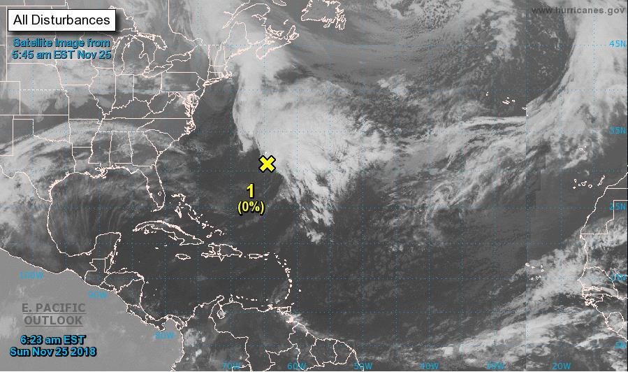 Tropical Outlook Atlantic Disturbance 1 (as of 7:00 a.m.