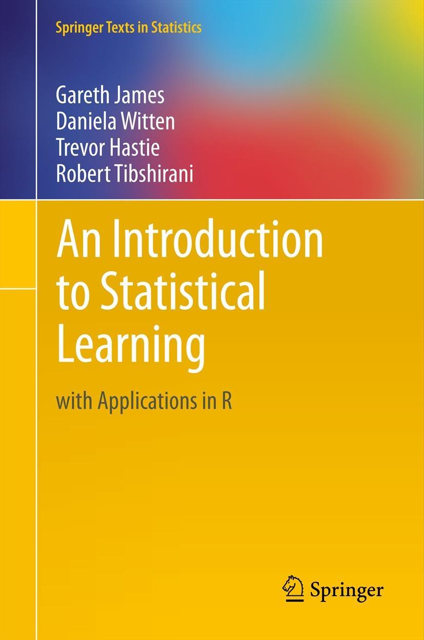 Source material Introduction to Statistical Learning,