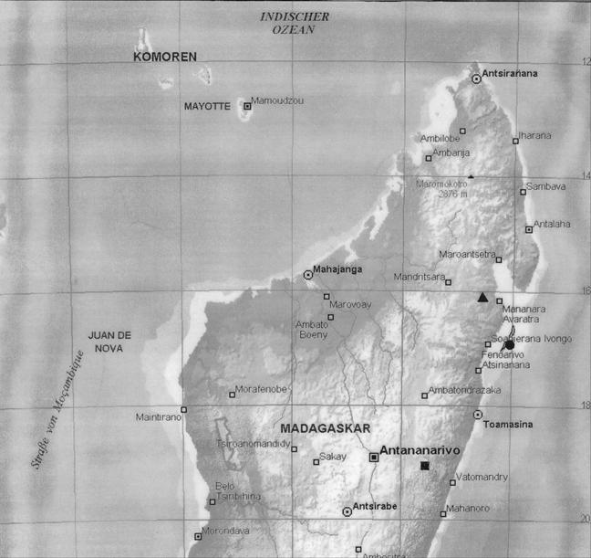 226 Polskie Pismo Entomologiczne 75 (2) Fig. 12. Map of Northern Madagascar. Distribution of Chlonocoris: = multispinosus, = dolinorum sp. n.