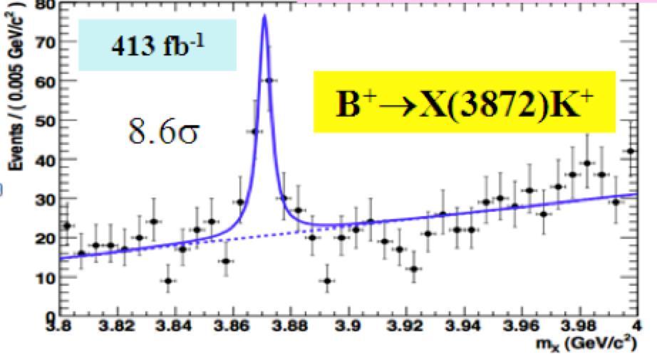 All charmonium production mechanisms seen at BaBar The X(3872): a charmonium-like state in B ± K ± J/ψ p p - decays (PRD77, 111101(2008)) opened the door to exotic meson interpretations