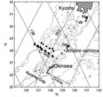 Eddy-Ryukyu Current-Kuroshio lag correlation