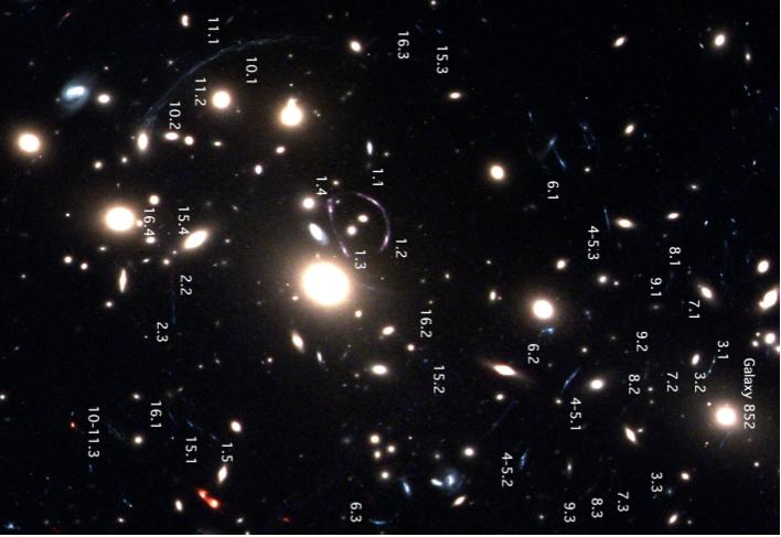 Deep = Many Deep HST/ACS multi-band imaging of massive clusters provides MANY multiple images: A1689 ~40 systems A1703 ~20 systems Standard parametric modeling have the RMS image position fit