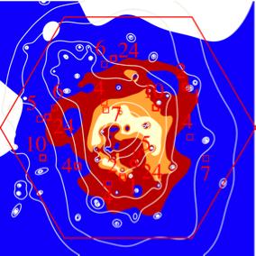 Multiscale-grid modeling of Abell 1689 Mass distribution