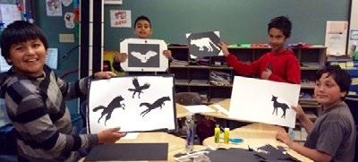WHAT WE ARE TODAY We make room for art by providing interactive educational art programs which inspire creativity and curiosity: Community outreach through