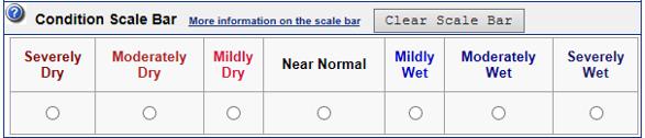 CoCoRaHS Condition Monitoring Scale Bar Analysis One question potential users of condition monitoring reports often ask is how well observations match with objective drought indices.