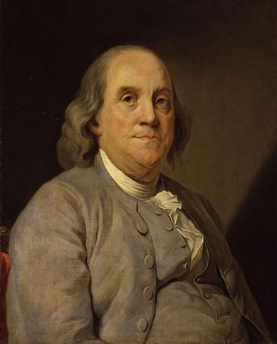 Ben! Ben Franklin observed that A repels A, B repels B, but A attracts B. (Arbitrarily made one negative...) Benjamin Franklin (January 17, 1706 [O.S.