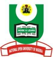 NATIONAL OPEN UNIVERSITY OF NIGERIA SCHOOL OF SCIENCE AND