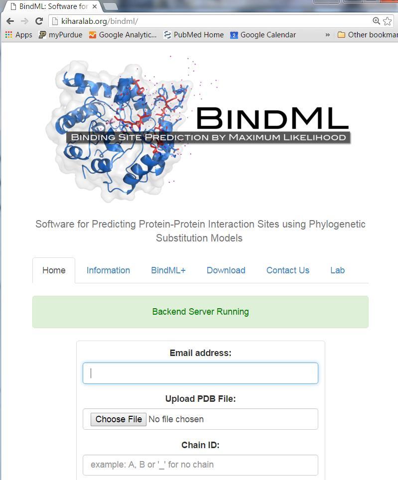 BindML Webserver http://kiharalab.