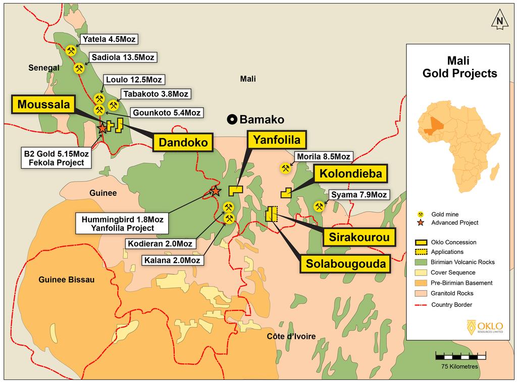 About Oklo Resources Oklo Resources is an ASX lied exploration company with gold, uranium and phosphate projects located in Mali, Africa.