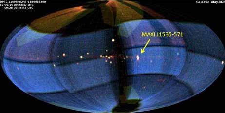Blackhole binary : MAXI J1535-571 MAXI science news 61 MAXI