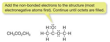 5. Add non-bonded electrons to structure.