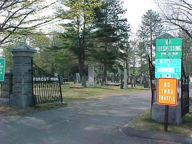 Welcome to Forest Hill Cemetery.
