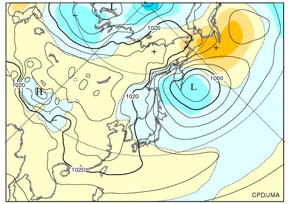 During these periods, blocking highs developed around the Bering Sea and migrated westward to Eastern Siberia, and troughs deepened to the south of these highs (Figures 27 (a), (d)).