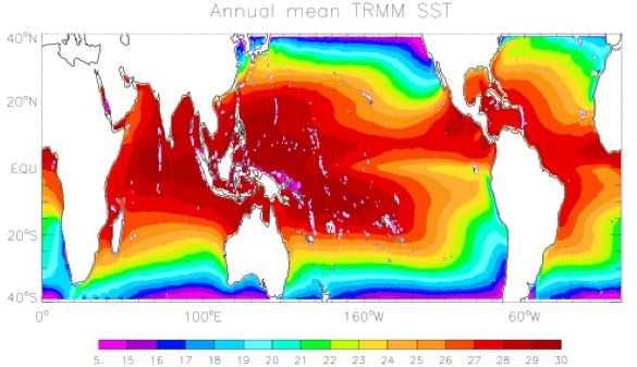 Figure 1: Annual mean SST in the