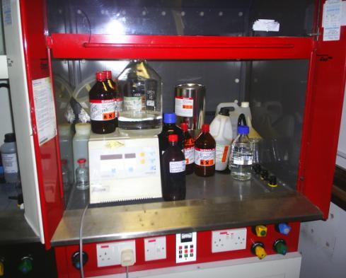 General Principles of Storage Only store minimum quantities of chemicals in laboratories.