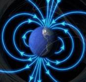 Further out, the Earth s magnetic field is distorted by