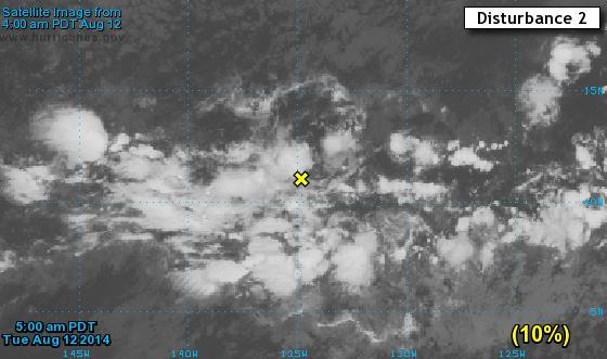 chance Next 48 hours: Medium (50%) Next 5 days: High (90%) Disturbance 2 (as of 2:00 am EDT) Located 1,500 miles ESE of Big Island of