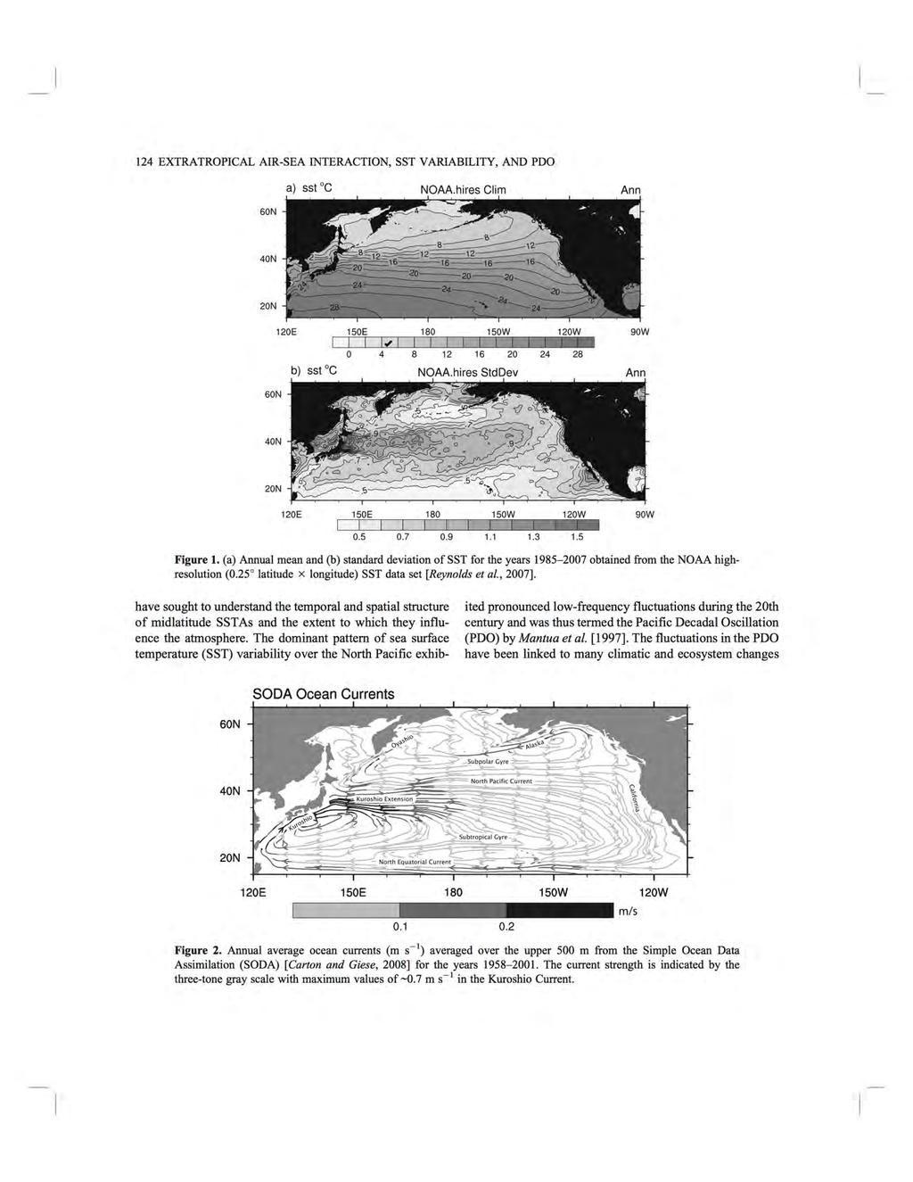 Pacific Ocean currents and variability Kuroshio-Oyashio Extension