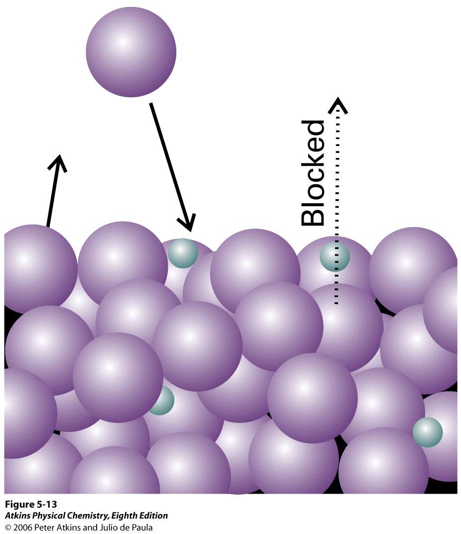 Raoult s Law Consider a solution made up of solvent A (large purple spheres) and solute B (small green spheres).