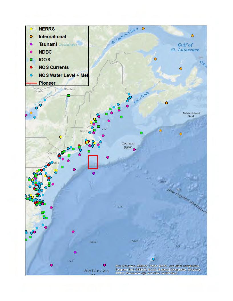 (Coastal Weather Buoys, C-MAN) IOOS (11 Regional Associations) Buoys, shore-based stations: